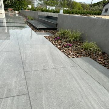 PORCELAIN PAVING PORZENA LIGHT GREY 900X600X20MM