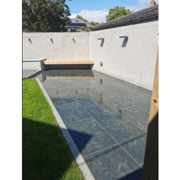 PORCELAIN PAVING PORZENA BLACK 900X600X20MM