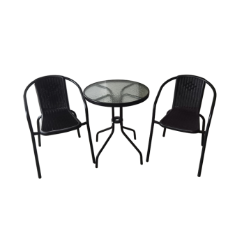 2 Seater Rattan Balcony Set