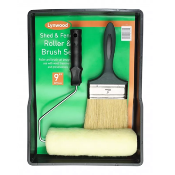 Lynwood Shed & Fence Kit 9" Roller & Brush Set