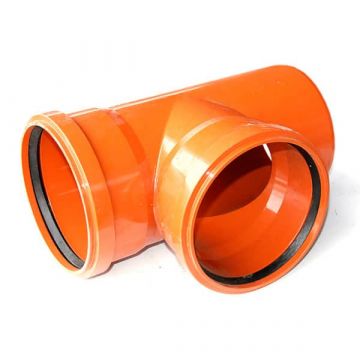 Sewer 160 x 160mm x 92.5deg Tee Branch Double Socket