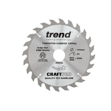 Trend Csb/18424 Craft Saw Blade 184mm x 24