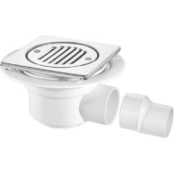 McAlpine Floor Gully 50mm Seal 2in S/Outlet comes with 150mm S/S Grid Tile/Stone