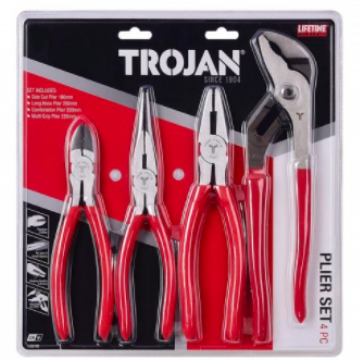 Trojan - 4pce Plier Set