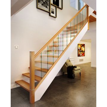 Hr01u2.4 Urbana White Oak 2.4m Handrail W/Slips 2.4m x 60mm x 69mm