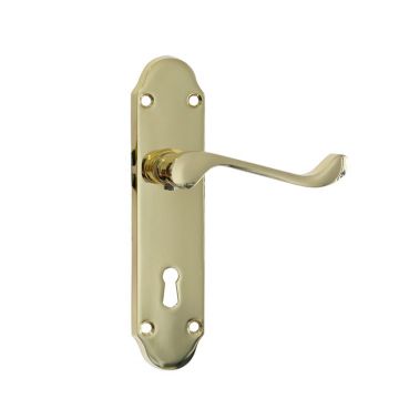 Fortessa Sensi Lockset Vista P/Brass Privacy