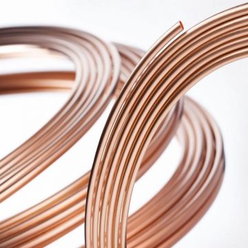 10mm x 25m Plain Copper Tube