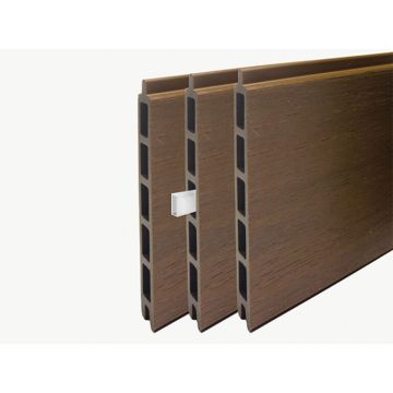 Ultrashield Teak Reno Fence Board (Pack Of 3) Incl 1 Strengthener 160 x 21 x 1780mm (Covers 150mm)