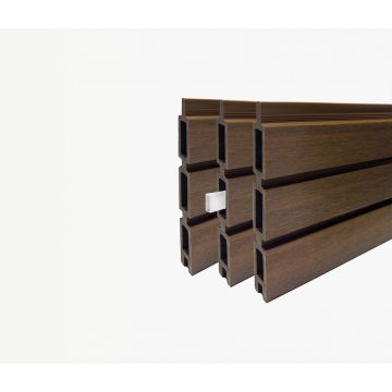 Ultrashield Teak Tahoe Fence Board (Pack Of 3) Incl 1 Strengthener 160 x 21 x 1780mm (Covers 150mm)