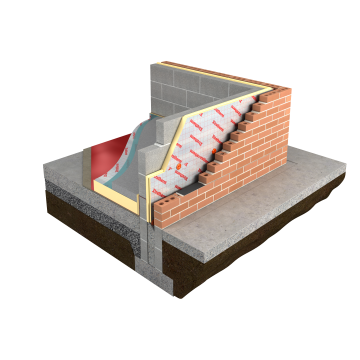 Xtratherm Polyiso Cavity Wall Insulation - 1200mm x 450mm x 60mm (3.78m2 per Bale - 7 Sheets)