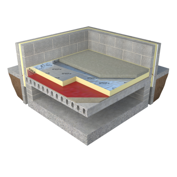 Polyiso Under Floor Insulation 2400 x 1200 x 50mm