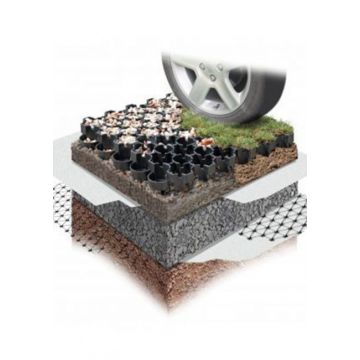 Terram Bodpave 85 Paving Grid 500mm x 500mm x 50mm - 4 Grids Per M2