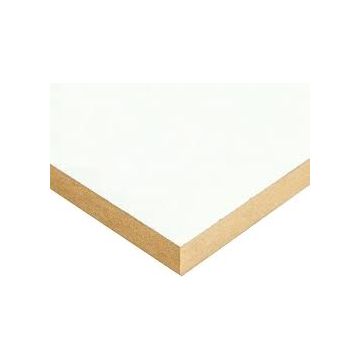 Melamine MDF White Soft 3 Textured 2440 x 1220 x 18mm