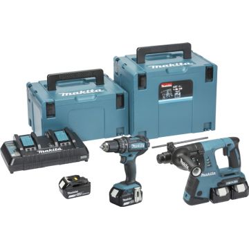 Makita Cordless SDS Drill C/W Combi Drill - MKIT