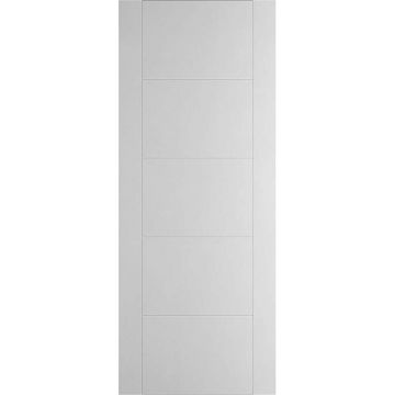 Orlando Grooved White Primed Door 6'8