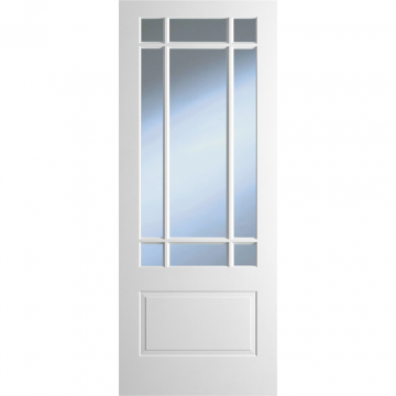 Indoors Dover Templar Clear Glass Door - 78 Inch x 30 Inch (1981mm x 762mm)