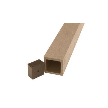 Composite Decking Fired Earth Spindle Inc Spigot 50 x 50 x 900mm