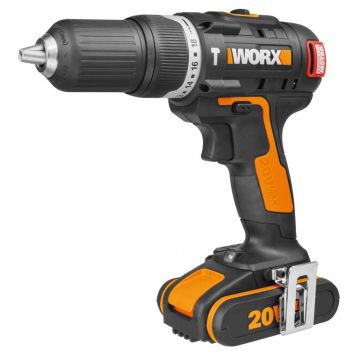 Worx 20v Brushless Compact Impact Drill Wx355 Nitro Cordless Hammer Drill