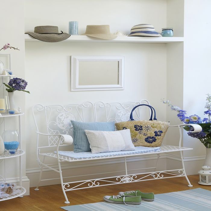 Bench Hammerite Paint Wild Thyme Hammerite Smooth White