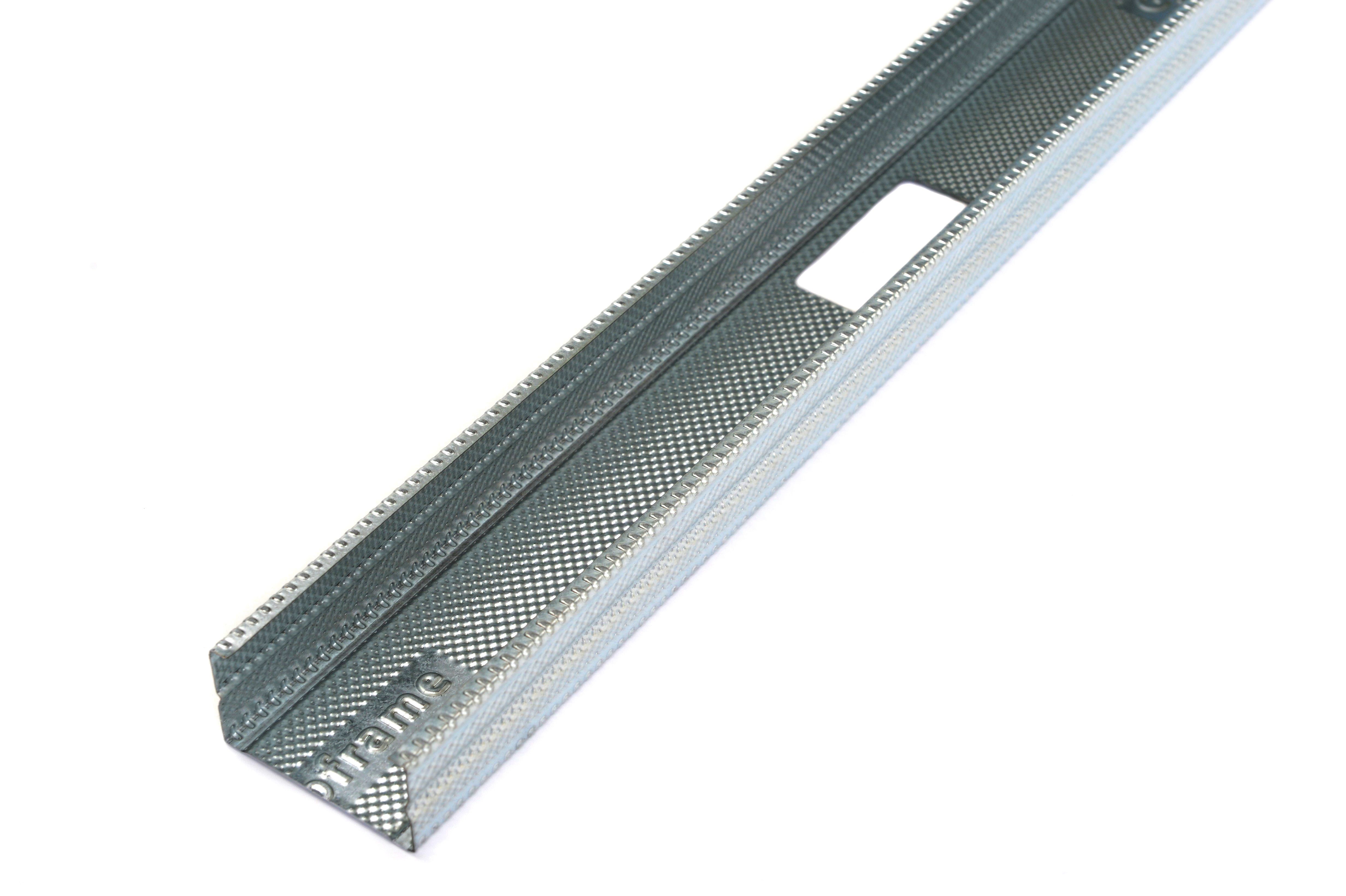 Gyproc Metal Stud Wall System Gyproc metal stud wall frame installed to create an internal partition wall with space for insulation and services.